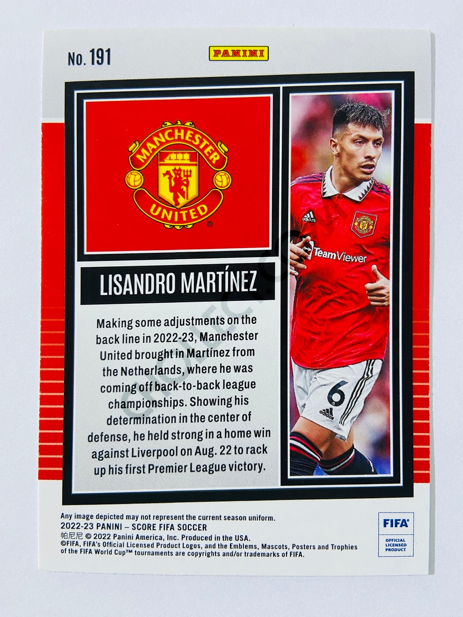 Lisandro Martinez - Manchester United 2022-23 Panini Score FIFA #191