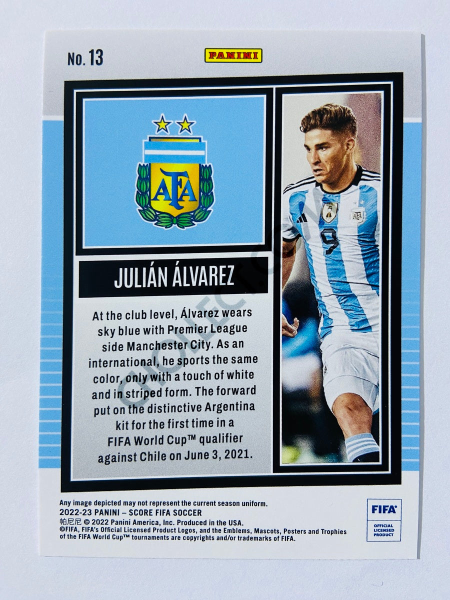 Julian Alvarez - Argentina 2022-23 Panini Score FIFA RC Rookie #13