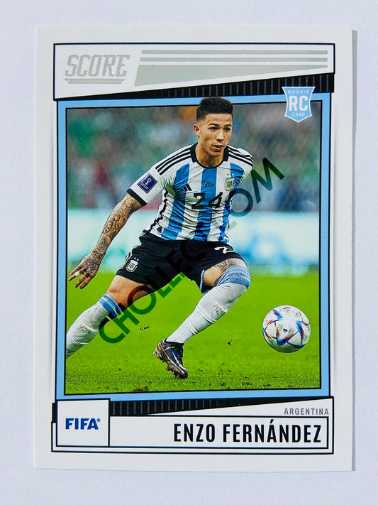 Enzo Fernandez - Argentina 2022-23 Panini Score FIFA RC Rookie #95