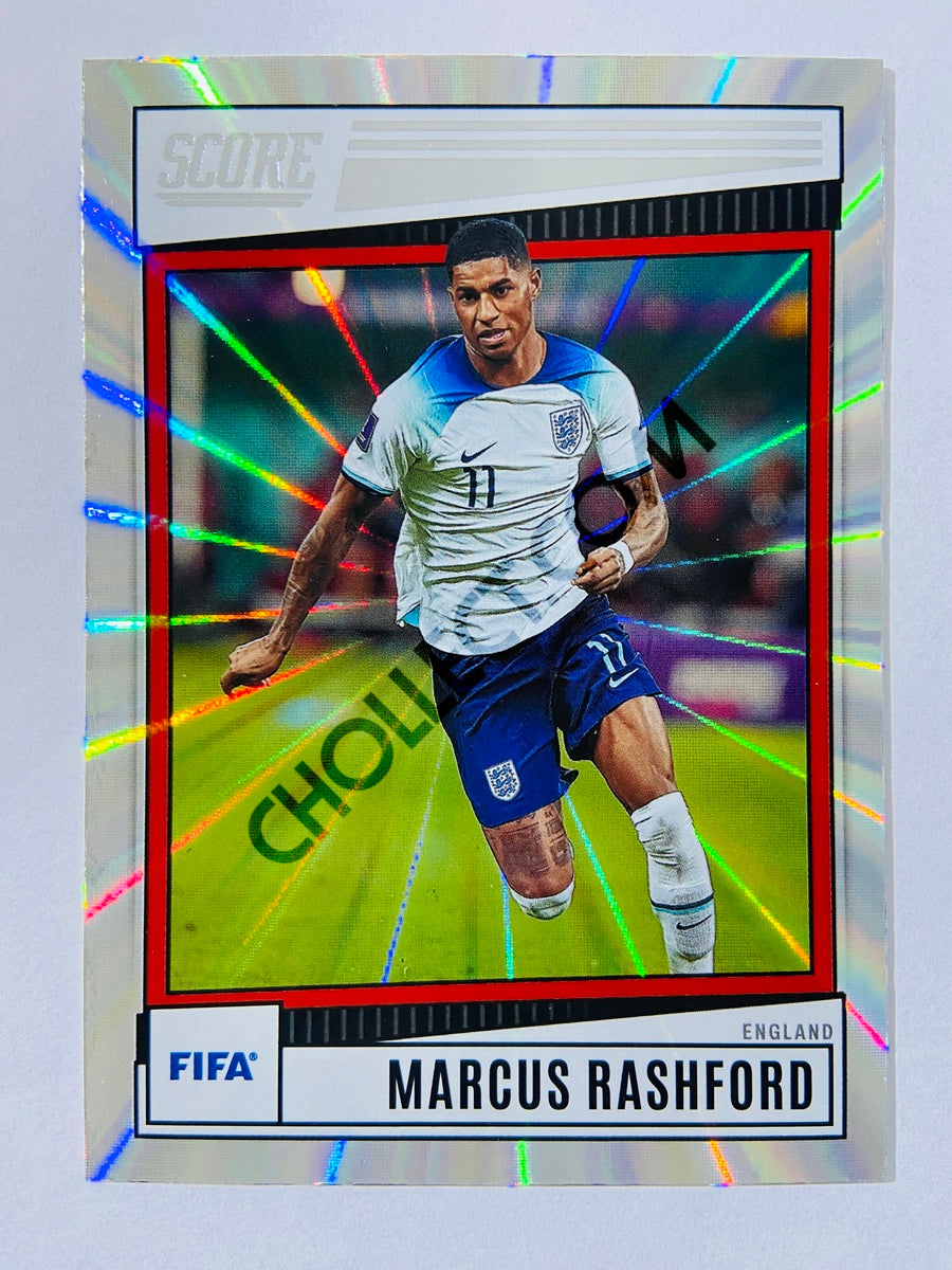 Marcus Rashford - England 2022-23 Panini Score FIFA Laser Parallel #52