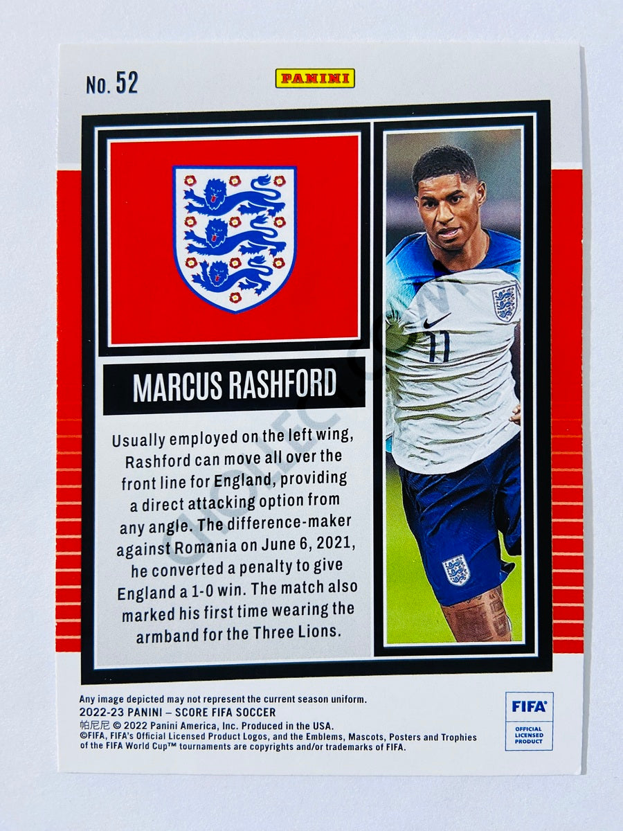 Marcus Rashford - England 2022-23 Panini Score FIFA Laser Parallel #52