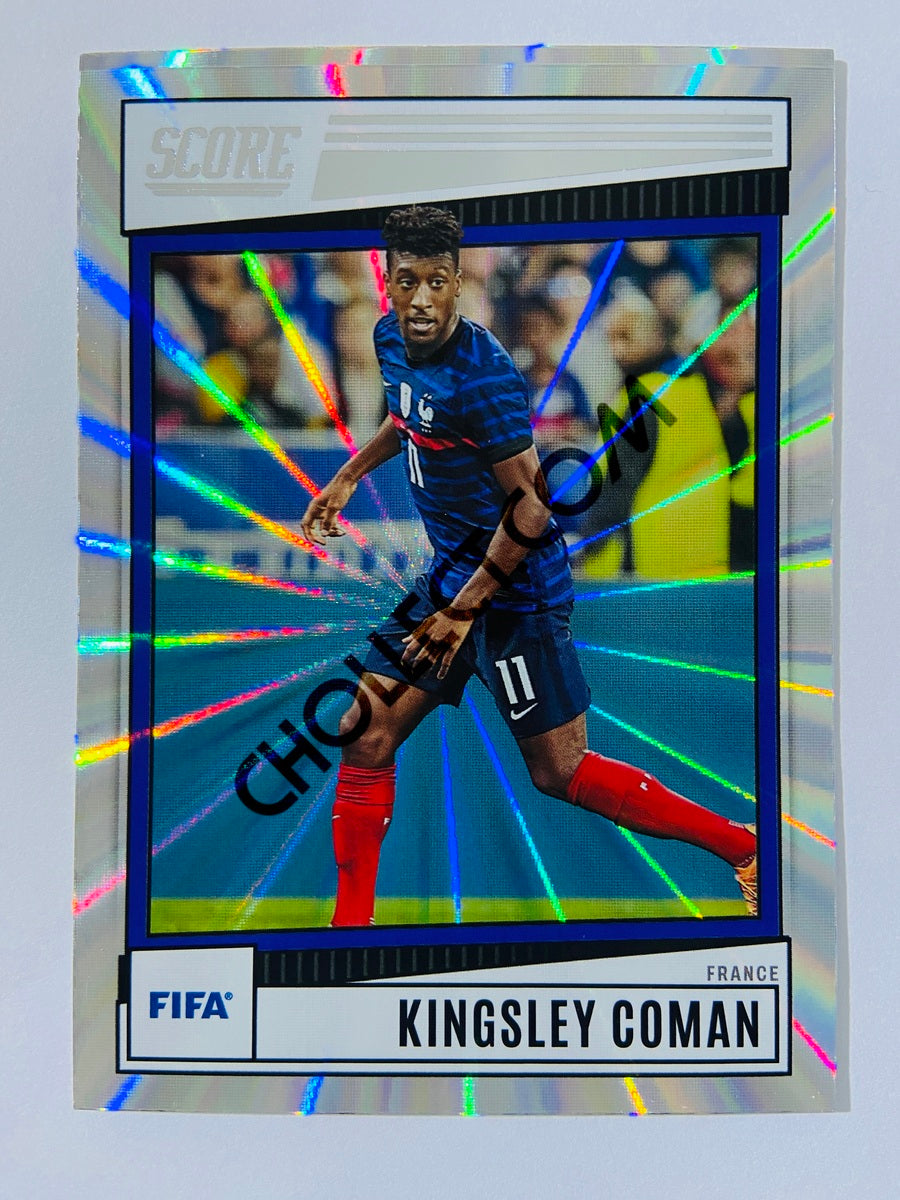 Kingsley Coman - France 2022-23 Panini Score FIFA Laser Parallel #76