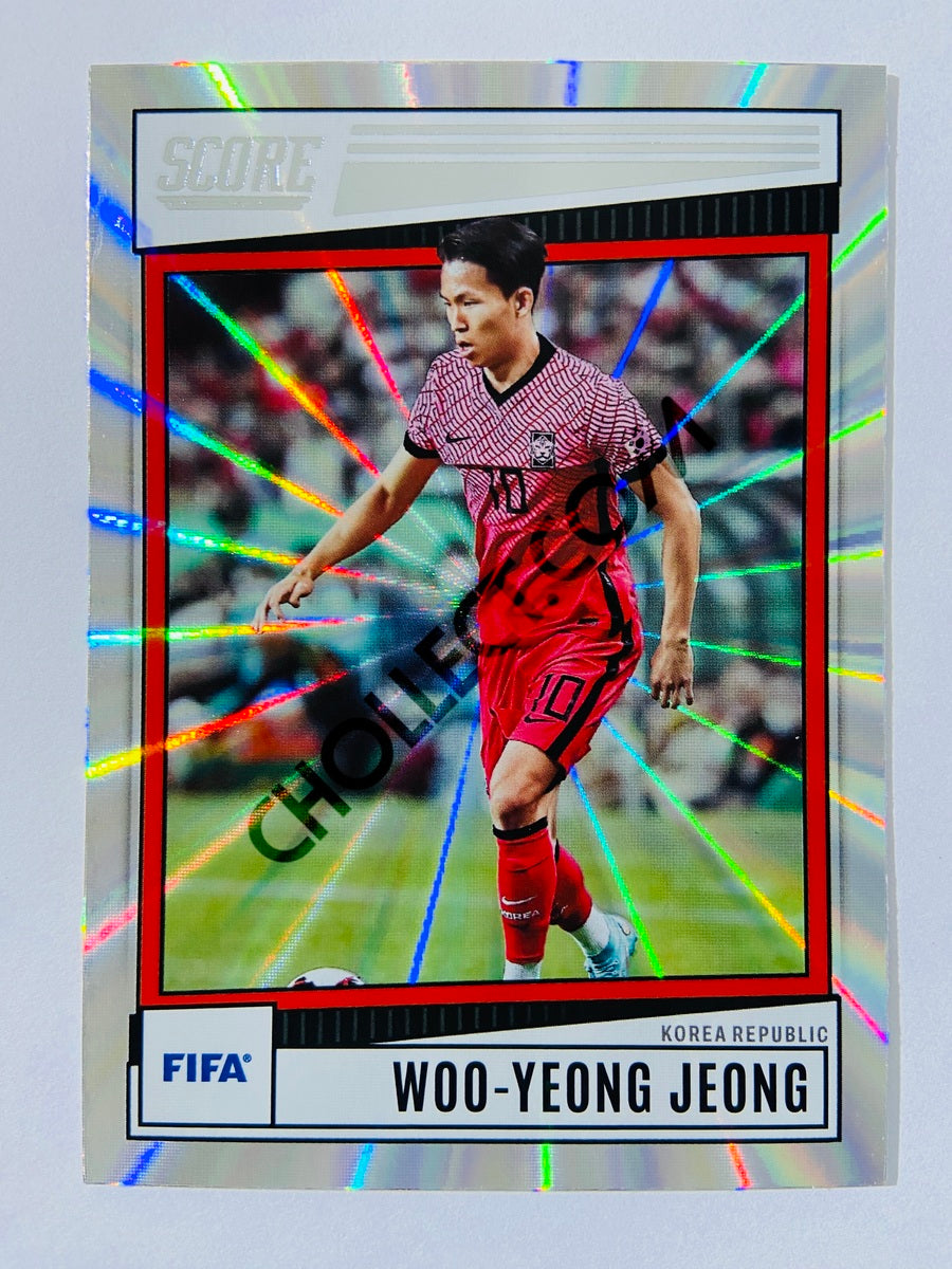 Woo-yeong Jeong - Korea Republic 2022-23 Panini Score FIFA Laser Parallel #109