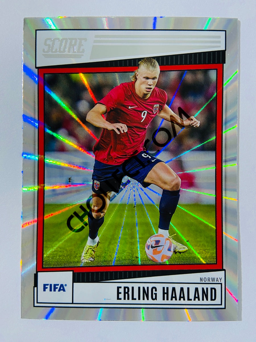 Erling Haaland - Norway 2022-23 Panini Score FIFA Laser Parallel #120