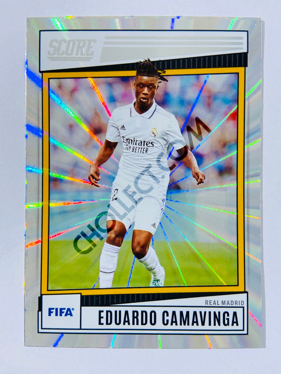 Eduardo Camavinga - Real Madrid 2022-23 Panini Score FIFA Laser Parallel #148