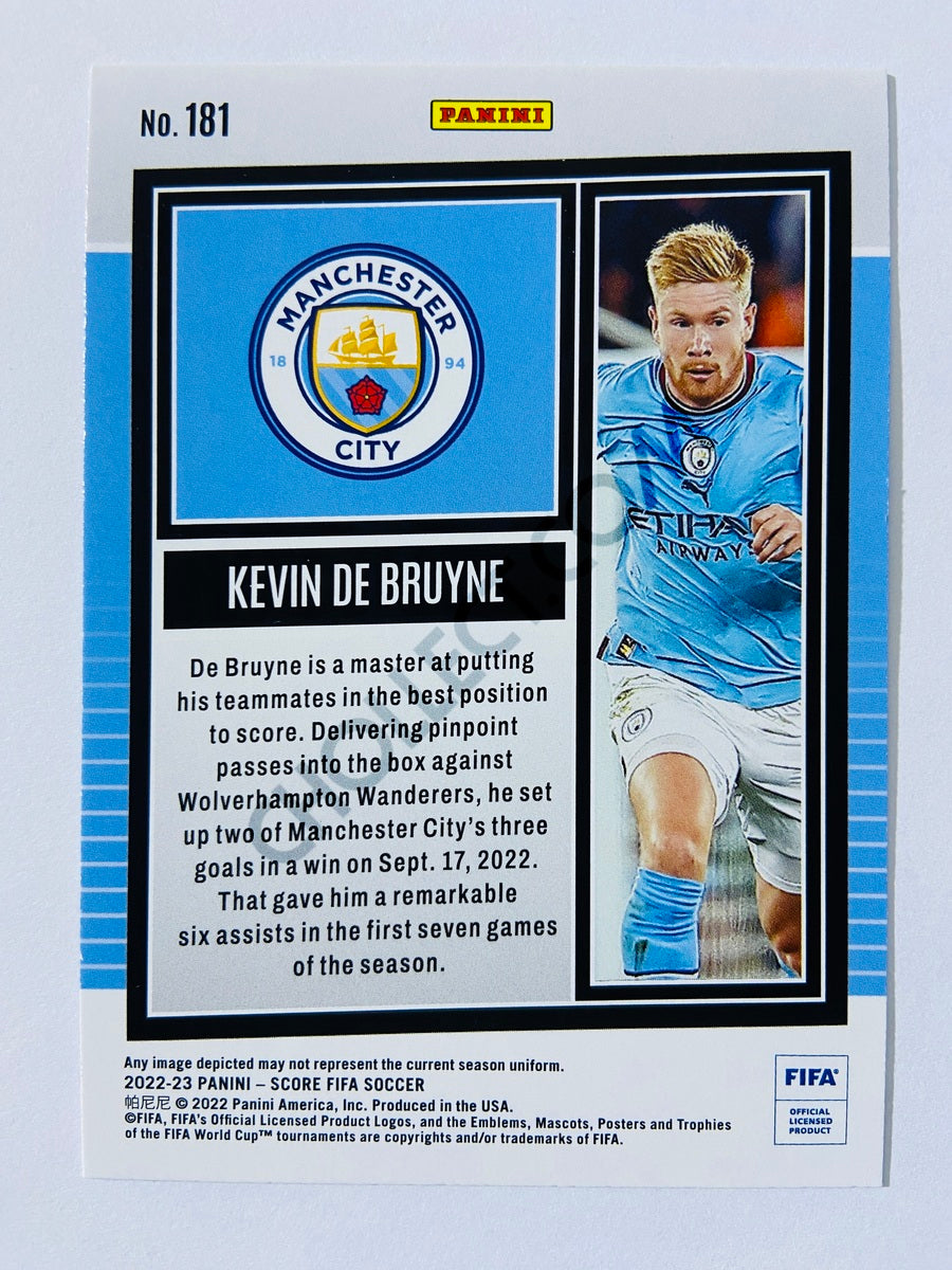 Kevin De Bruyne - Manchester City 2022-23 Panini Score FIFA Laser Parallel #181
