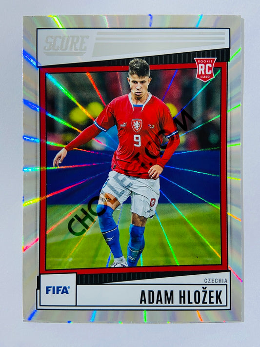 Adam Hlozek - Czechia 2022-23 Panini Score FIFA Laser Parallel RC Rookie #37