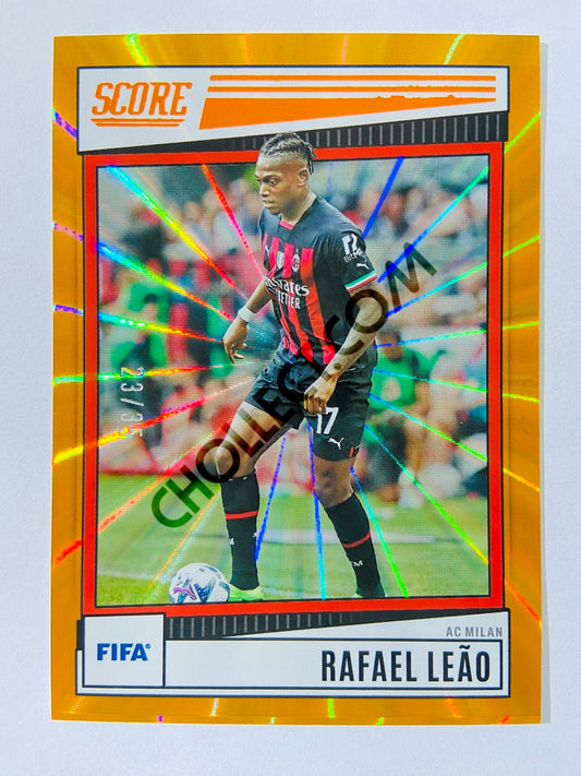 Rafael Leao - AC Milan 2022-23 Panini Score FIFA Orange Laser Parallel #7 | #/35