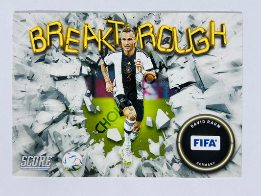 David Raum - Germany 2022-23 Panini Score FIFA Breakthrough Insert #13