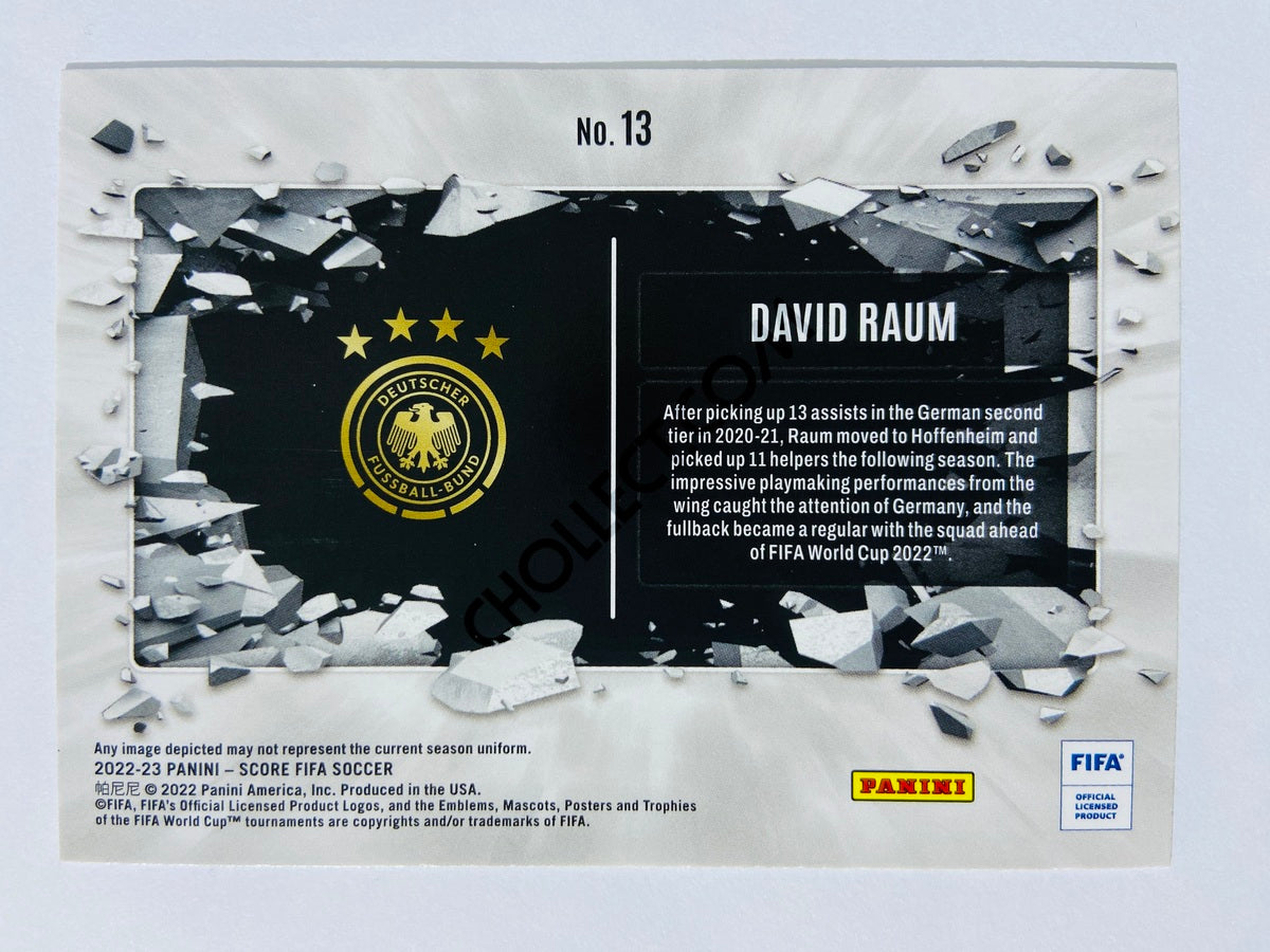 David Raum - Germany 2022-23 Panini Score FIFA Breakthrough Insert #13