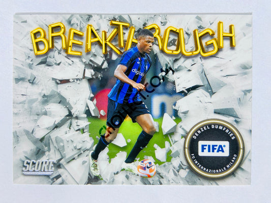 Denzel Dumfries - FC Internazionale Milano 2022-23 Panini Score FIFA Breakthrough Insert #17