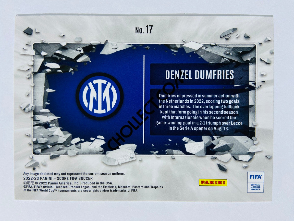 Denzel Dumfries - FC Internazionale Milano 2022-23 Panini Score FIFA Breakthrough Insert #17