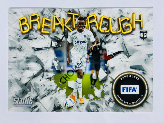 Pape Gueye - Olympique de Marseille 2022-23 Panini Score FIFA Breakthrough Insert RC Rookie #21