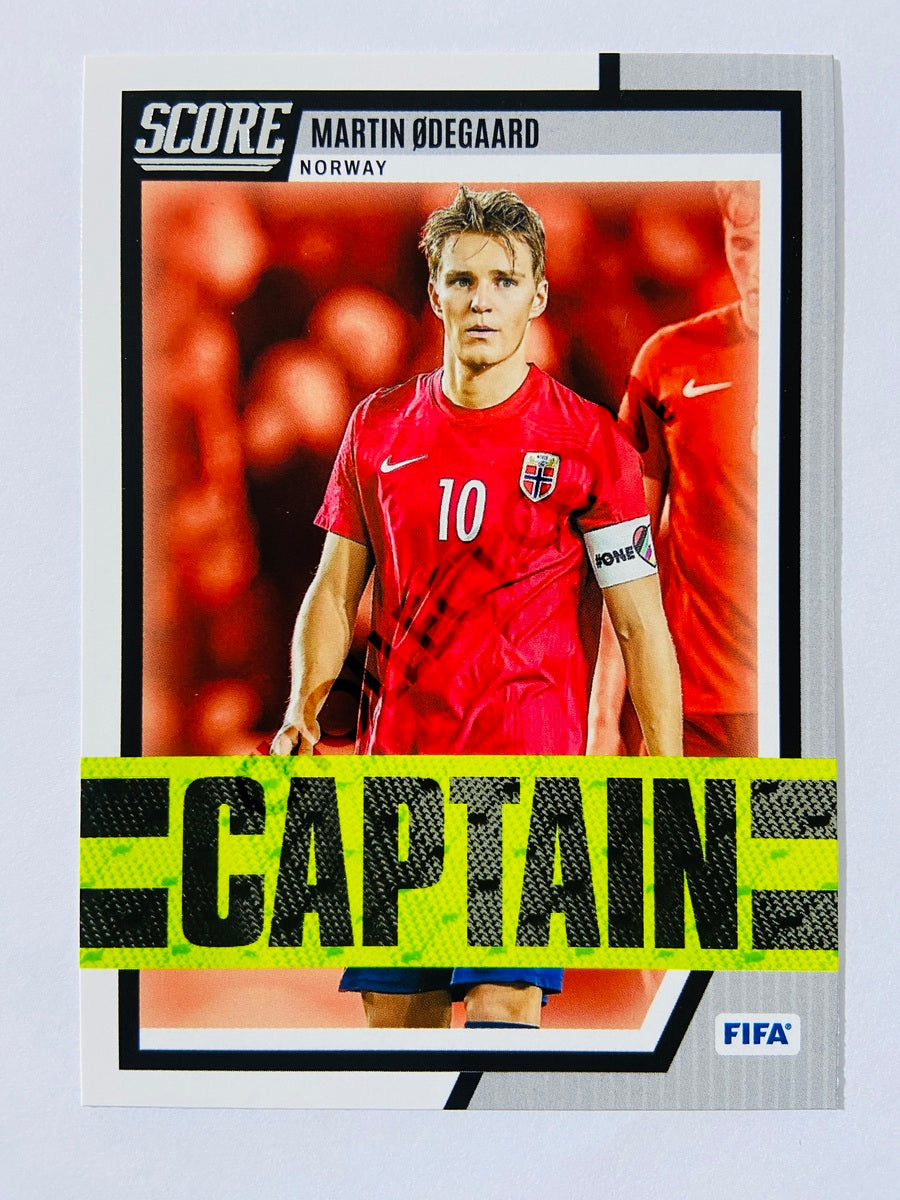 Martin Odegaard - Norway 2022-23 Panini Score FIFA Captain Insert #6