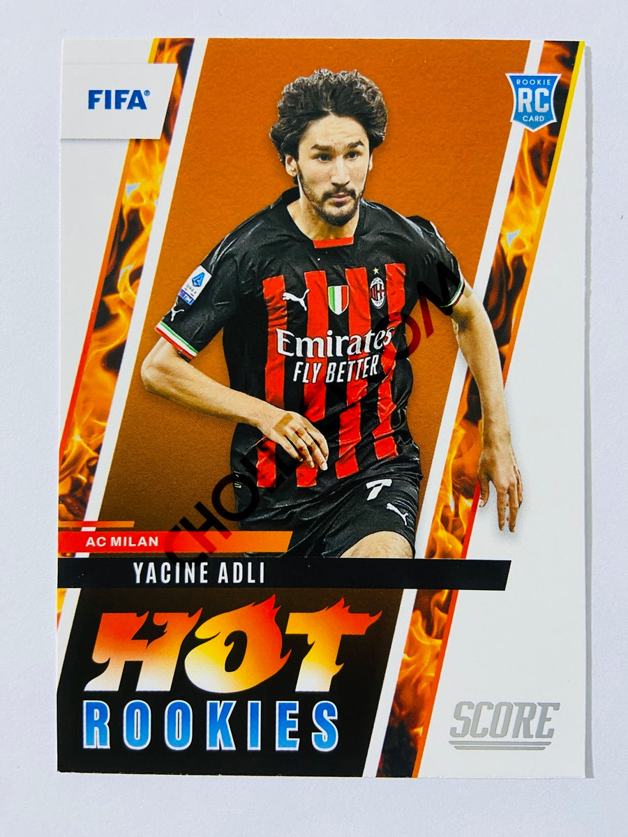 Yacine Adli - AC Milan 2022-23 Panini Score FIFA Hot Rookies Insert RC Rookie #2