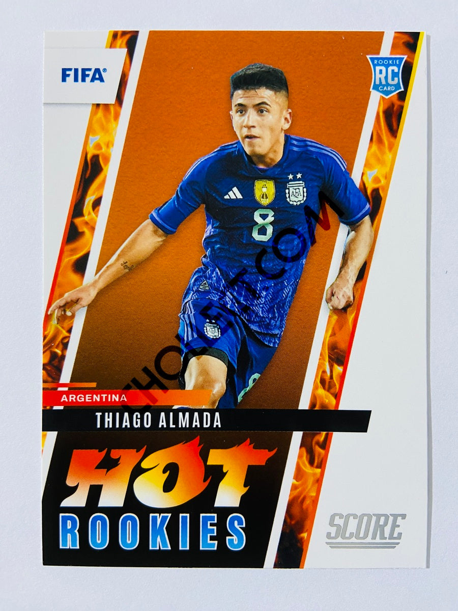 Thiago Almada - Argentina 2022-23 Panini Score FIFA Hot Rookies Insert RC Rookie #11