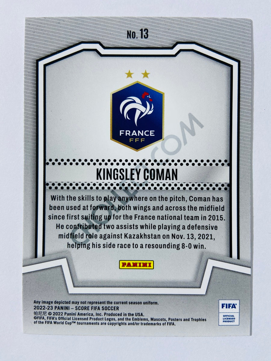 Kingsley Coman - France 2022-23 Panini Score FIFA Score Team Insert #13