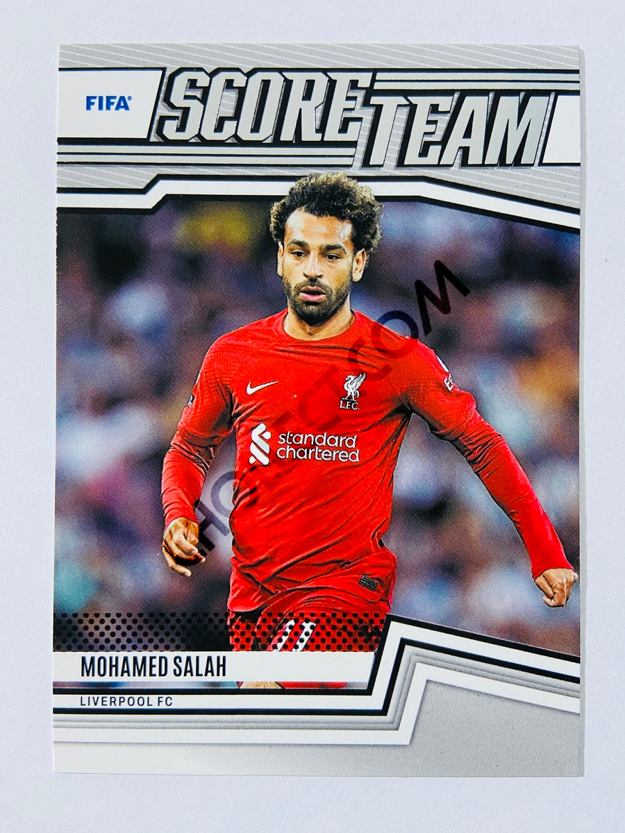 Mohamed Salah - Liverpool FC 2022-23 Panini Score FIFA Score Team Insert #18