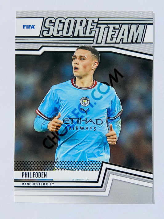 Phil Foden - Manchester City 2022-23 Panini Score FIFA Score Team Insert #28