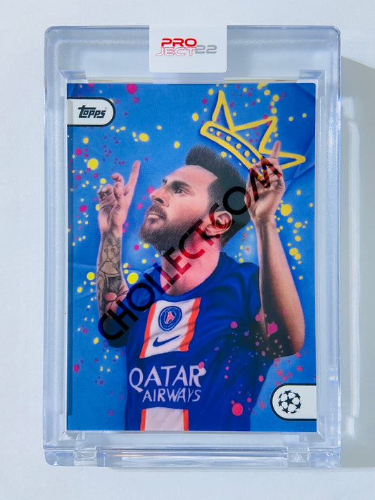 Lionel Messi - Paris Saint-Germain 2022 Topps Project 22 by Sanil Chitrakar