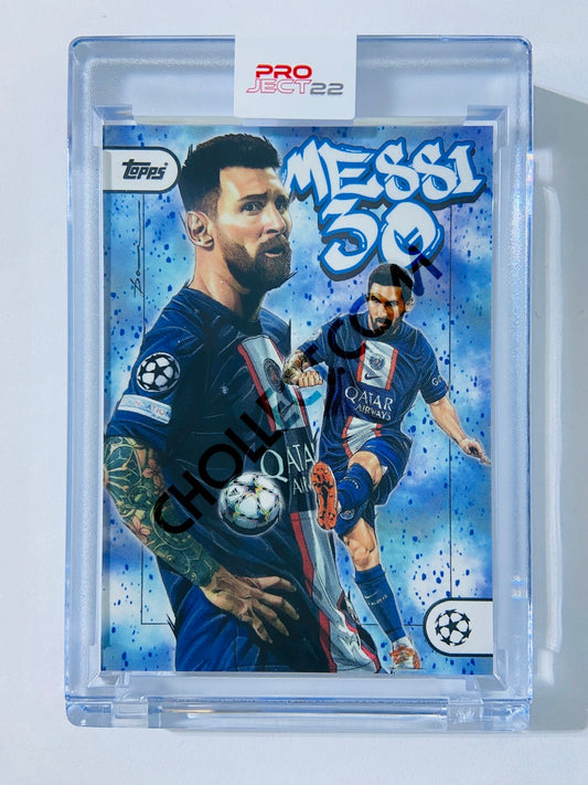 Lionel Messi - Paris Saint-Germain 2022 Topps Project 22 by Dai Tamura