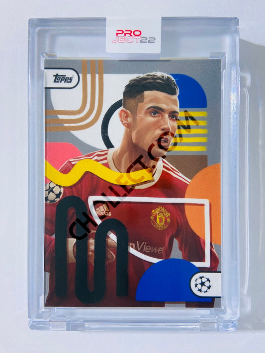 Cristiano Ronaldo - Manchester United 2022 Topps Project 22 by Bo Feng Lin