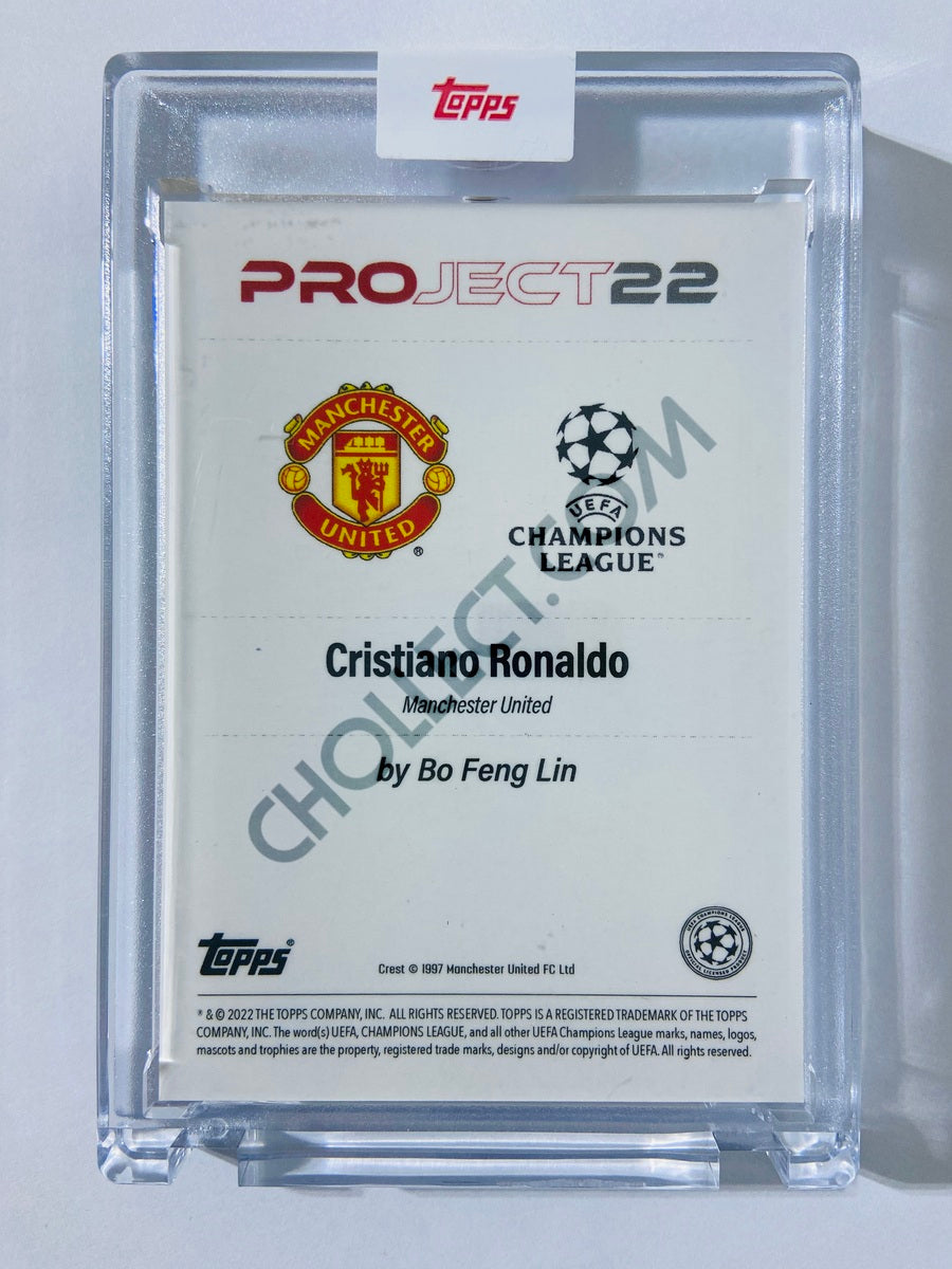 Cristiano Ronaldo - Manchester United 2022 Topps Project 22 by Bo Feng Lin