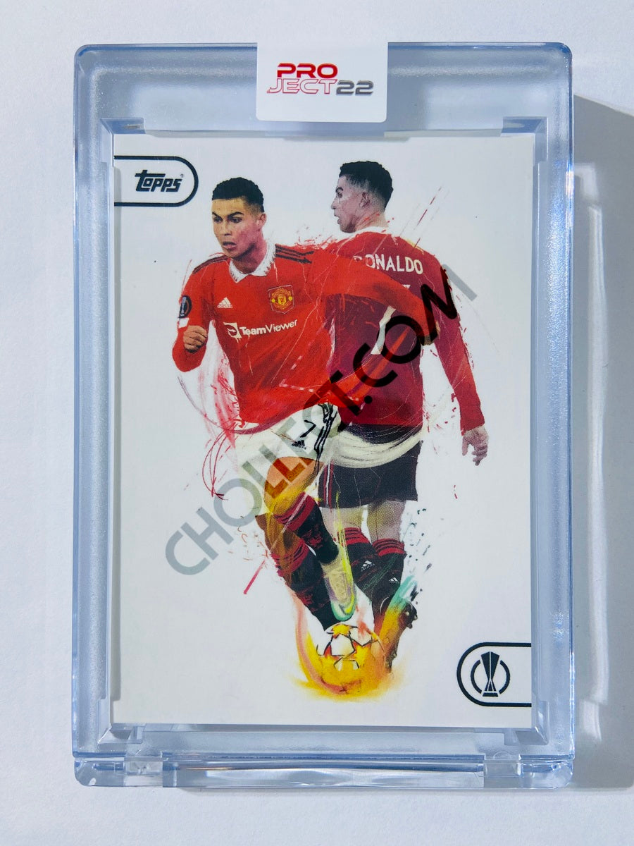 Cristiano Ronaldo - Manchester United 2022 Topps Project 22 by Rafal Rola