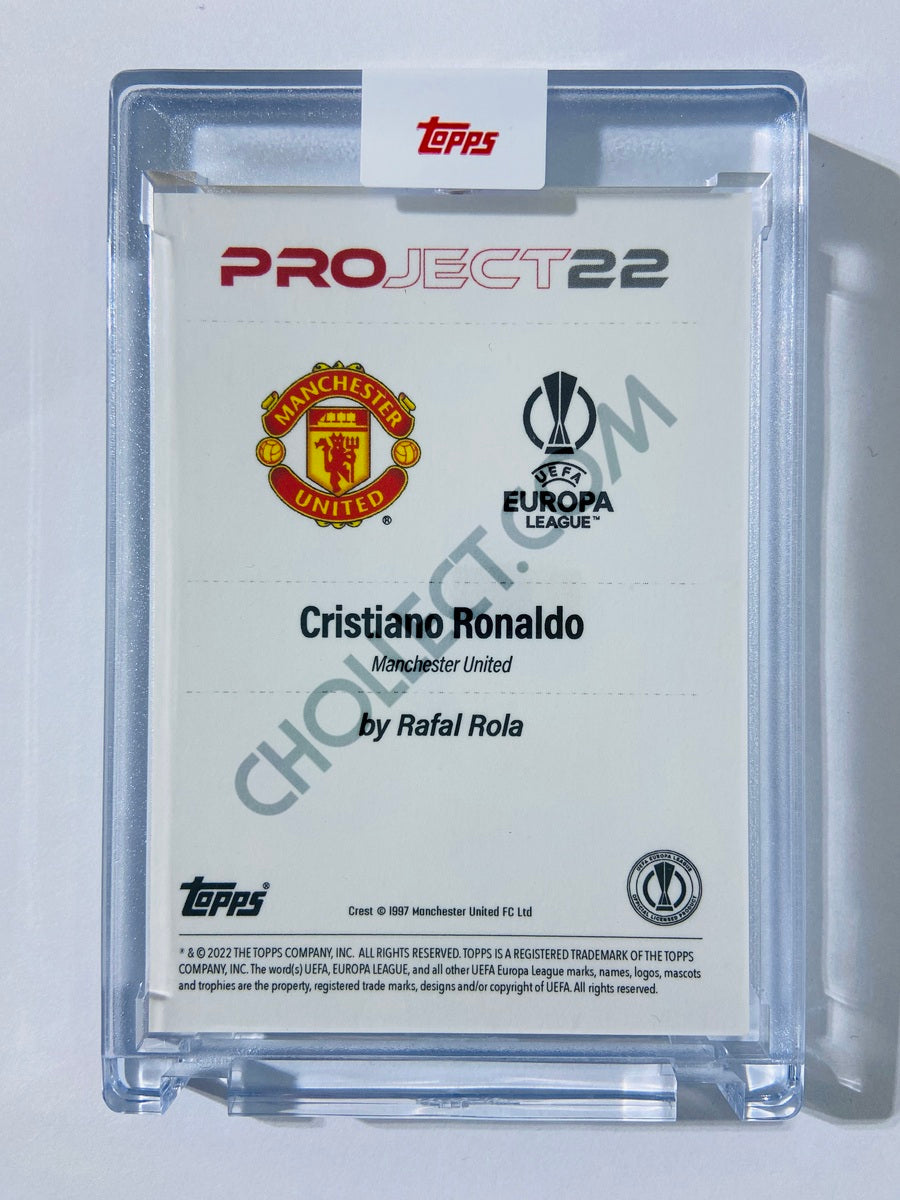 Cristiano Ronaldo - Manchester United 2022 Topps Project 22 by Rafal Rola