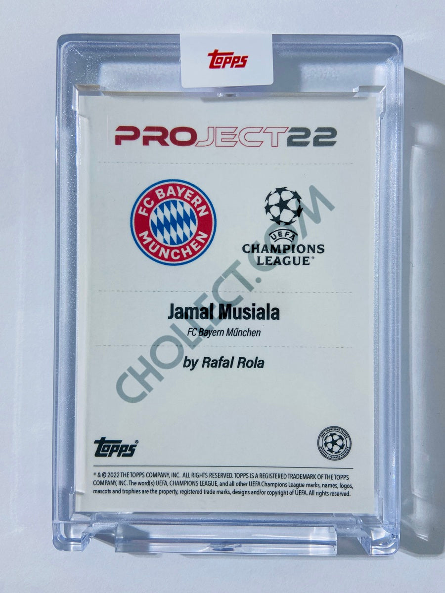 Jamal Musiala - FC Bayern München 2022 Topps Project 22 by Rafal Rola