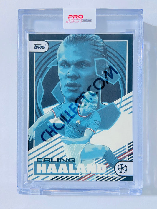 Erling Haaland  - Manchester City FC 2022 Topps Project 22 by Matt Taylor