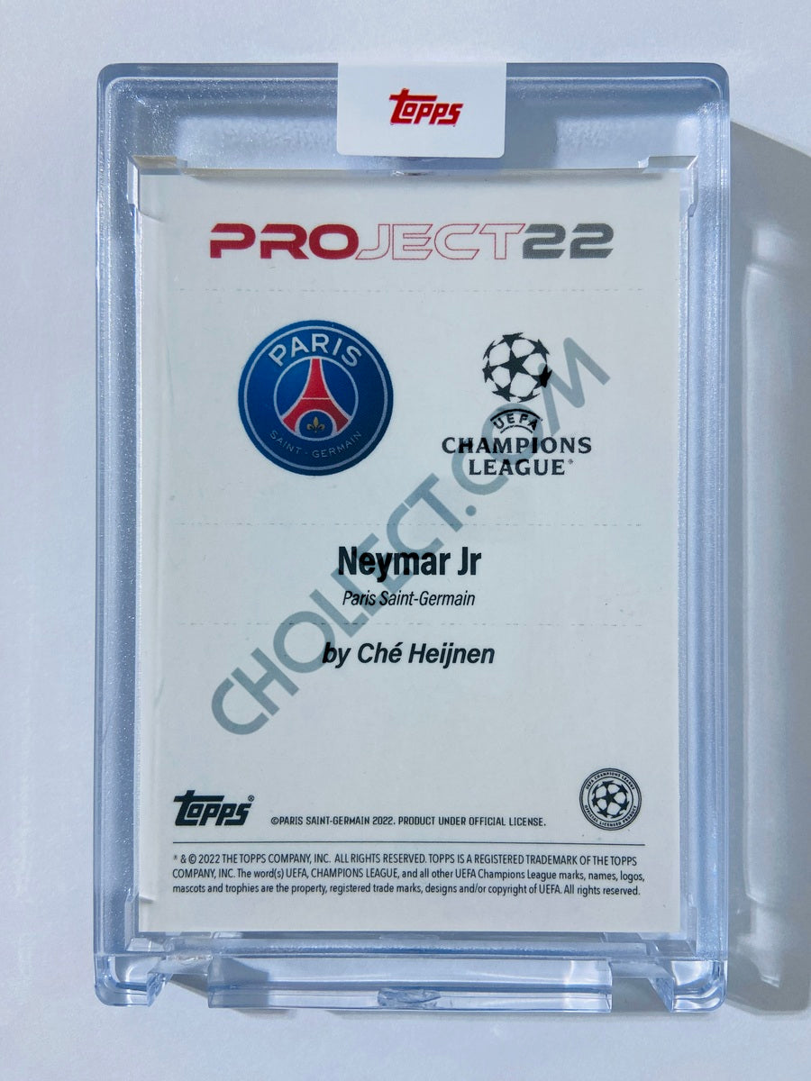 Neymar Jr.  - Paris Saint-Germain FC 2022 Topps Project 22 by Che Heijnen